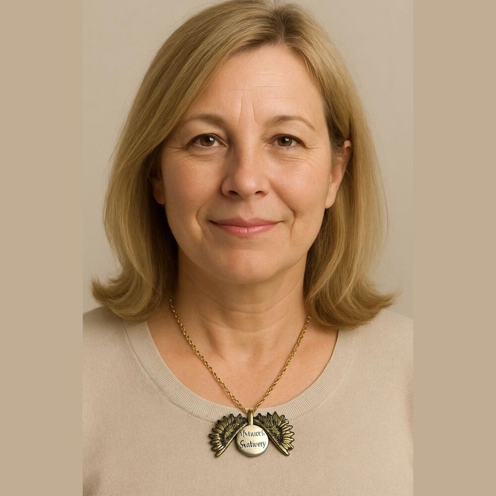 Women's Unbranded Gold & Silver Sunflower Locket Necklace One Size